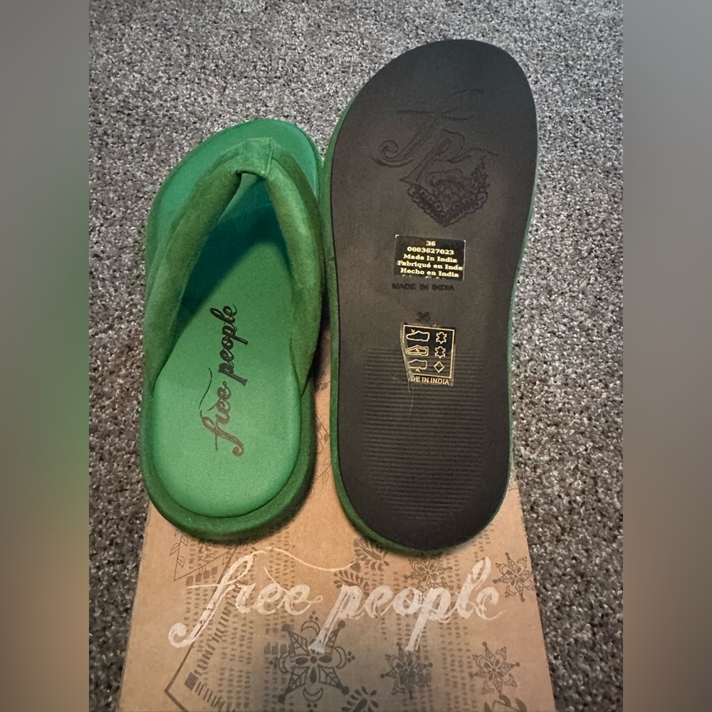 Free people sandals. Size 6. Brand new in Box.